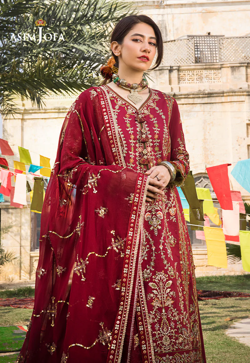Asim Jofa Luxury Lawn Collection 2023 โ AJLR-04 - Image 7