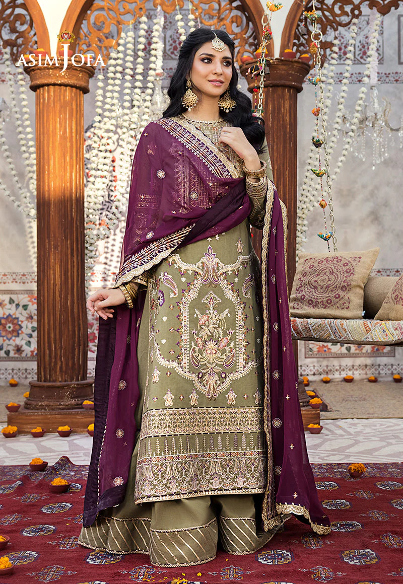 Asim Jofa Luxury Lawn Collection 2023 – AJLR-06 - Image 11