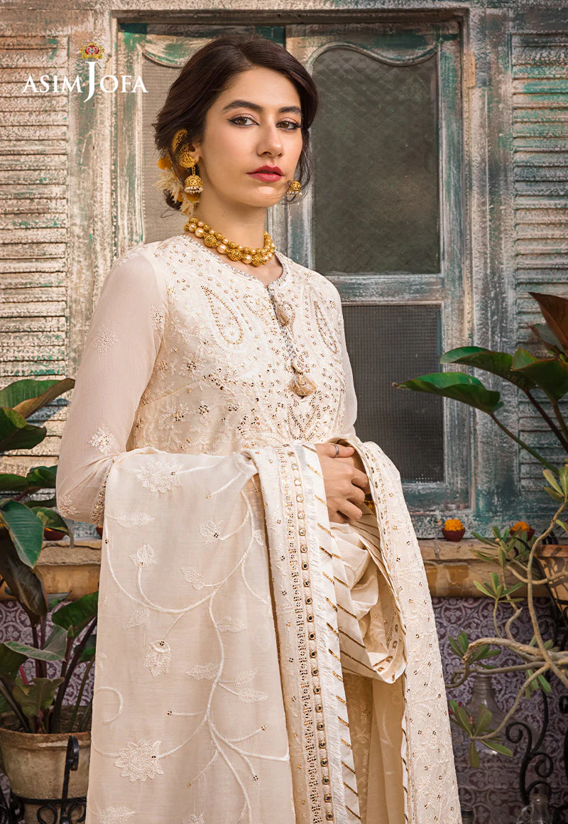 Asim Jofa Luxury Lawn Collection 2023 – AJLR-07 - Image 7