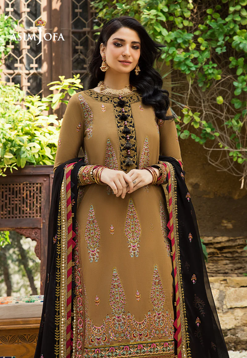 Asim Jofa Luxury Lawn Collection 2023 – AJLR-09 - Image 8
