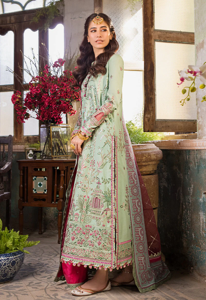 Asim Jofa Luxury Lawn Collection 2023 β AJLR-10 - Image 9