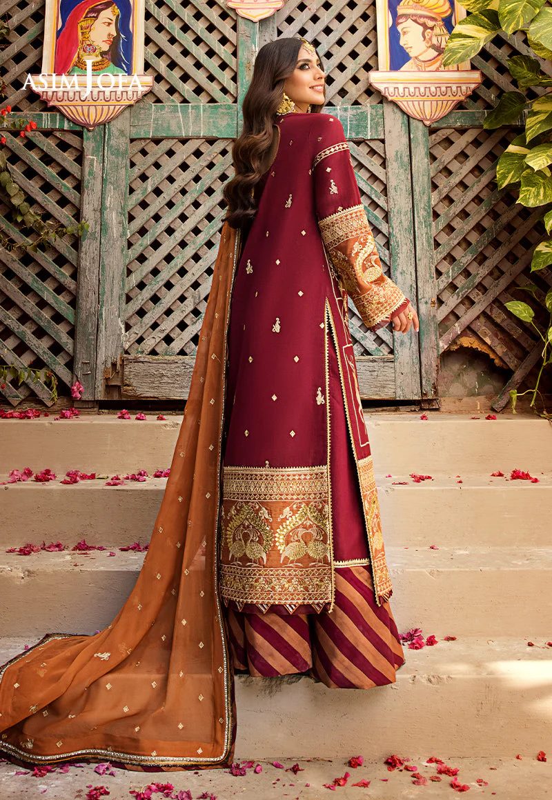 Asim Jofa Luxury Lawn Collection 2023 โ AJLR-11 - Image 2