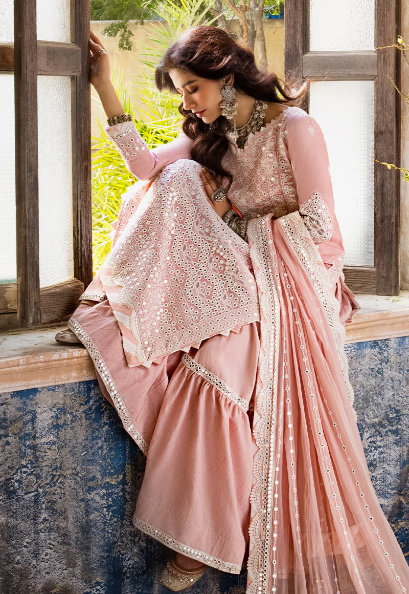 Asim Jofa Luxury Lawn Collection 2023 – AJLR-15 - Image 4