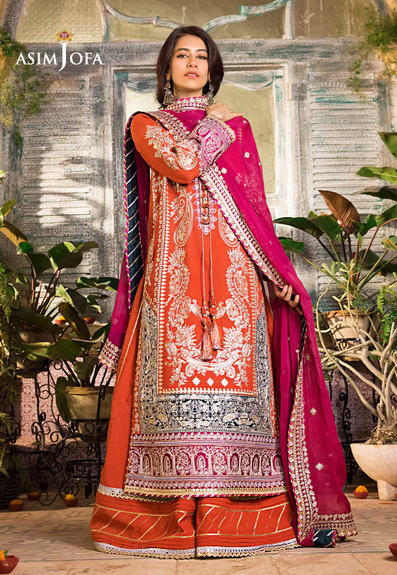 Asim Jofa Luxury Lawn Collection 2023 โ AJLR-22 - Image 3