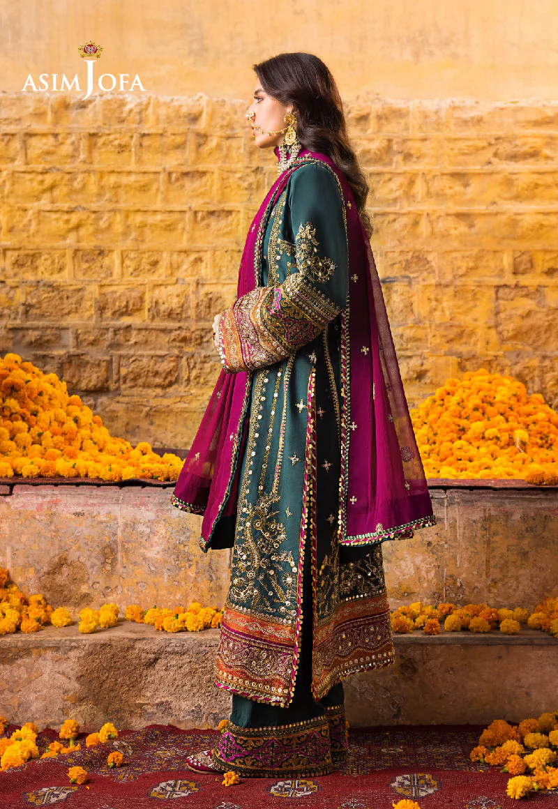 Asim Jofa Luxury Lawn Collection 2023 โ AJLR-25 - Image 11