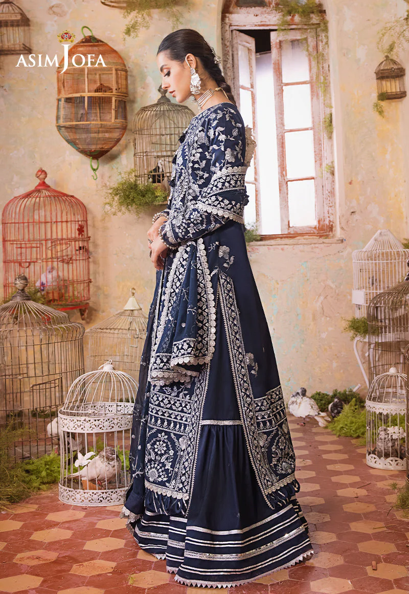 Asim Jofa Luxury Lawn Collection 2023 – AJLR-26 - Image 8