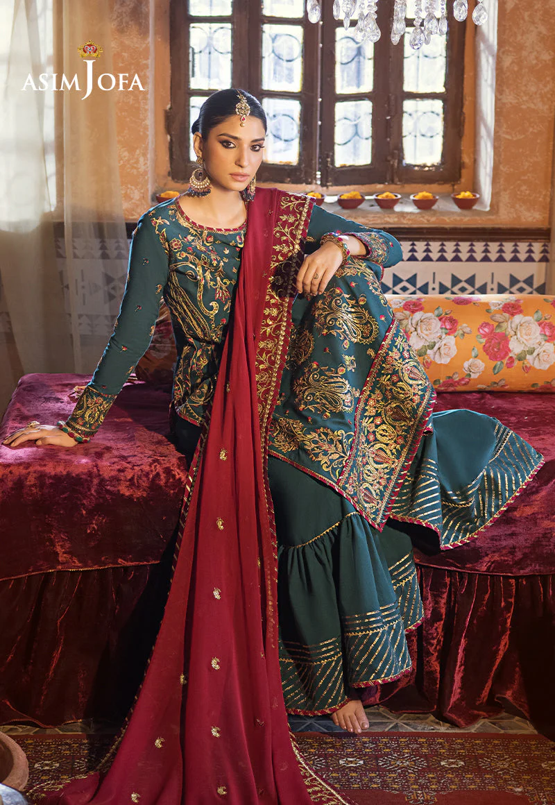 Asim Jofa Luxury Lawn Collection 2023 – AJLR-28 - Image 2