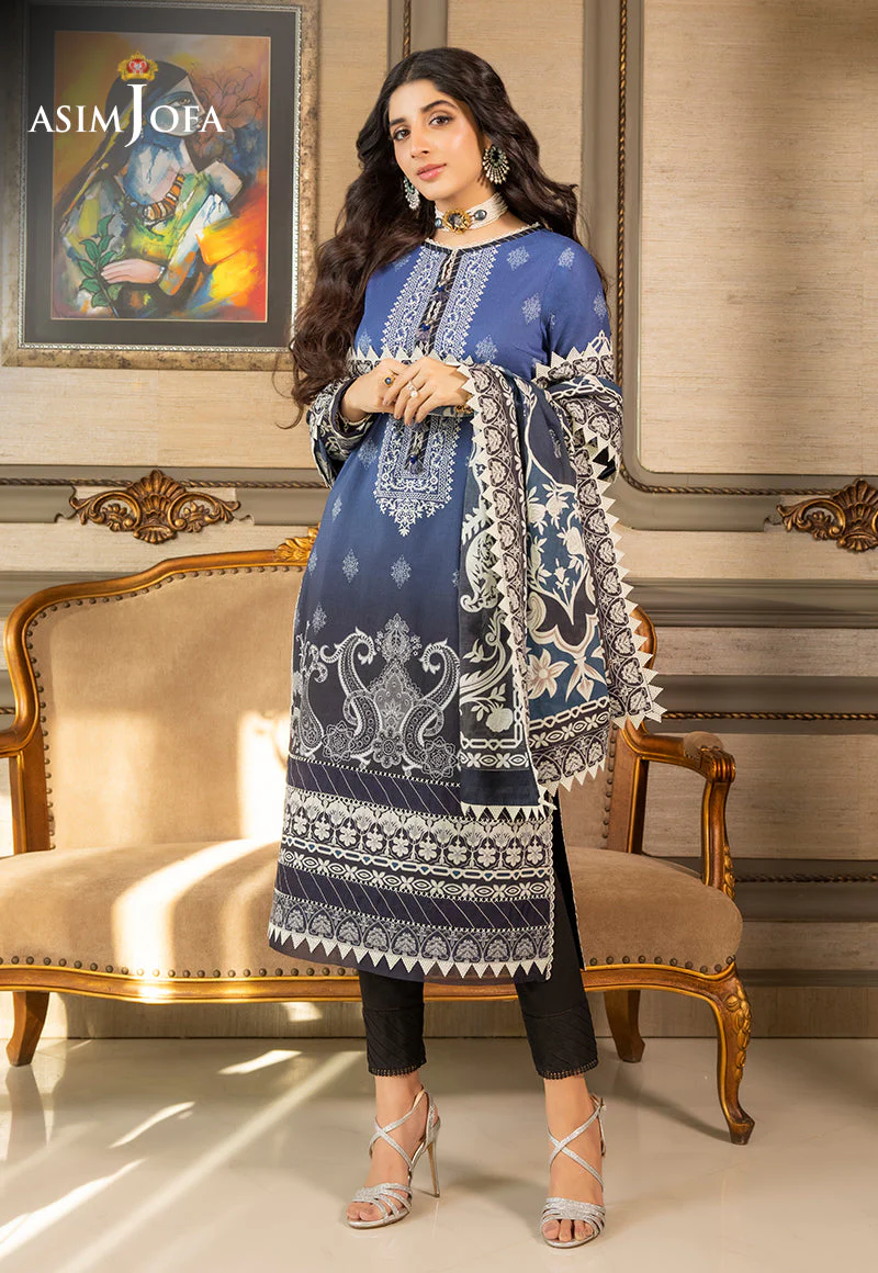 Asim Jofa Prints Rania Lawn Edit II – AJS-07 - Image 4