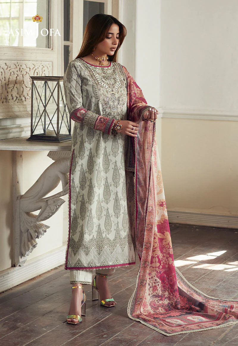 Asim Jofa Prints Rania Lawn Edit II – AJS-13 - Image 12