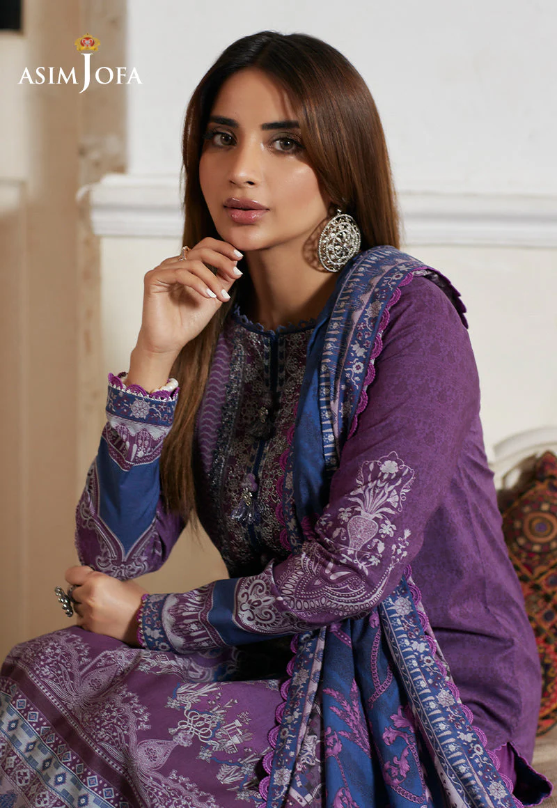 Asim Jofa Prints Rania Lawn Edit II – AJS-14 - Image 6