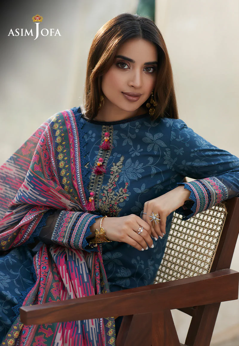 Asim Jofa Prints Rania Lawn Edit II – AJS-20 - Image 5
