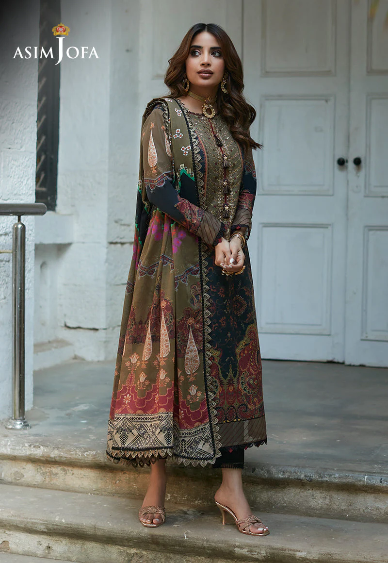 Asim Jofa Prints Rania Lawn Edit II – AJS-22 - Image 3