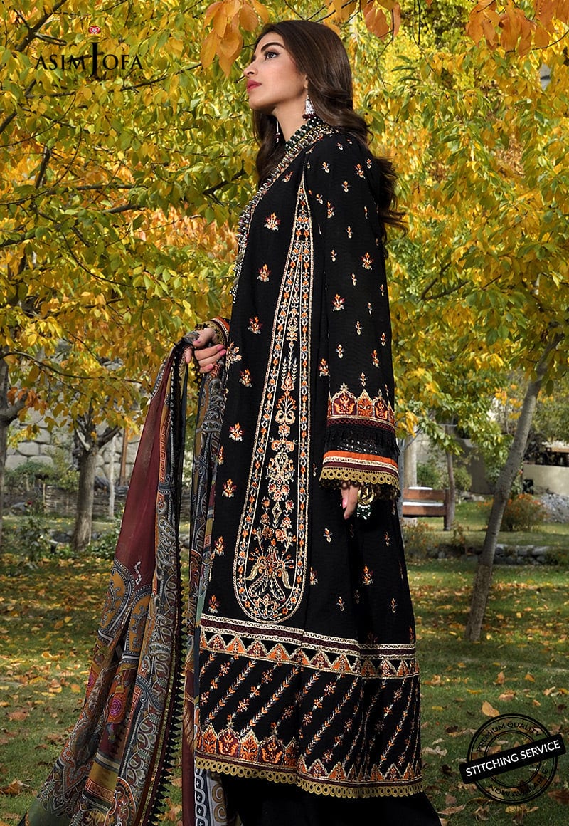 Asim Jofa Shehr-e-Yaar Luxury Lawn Collection โ AJSL-08 - Image 3