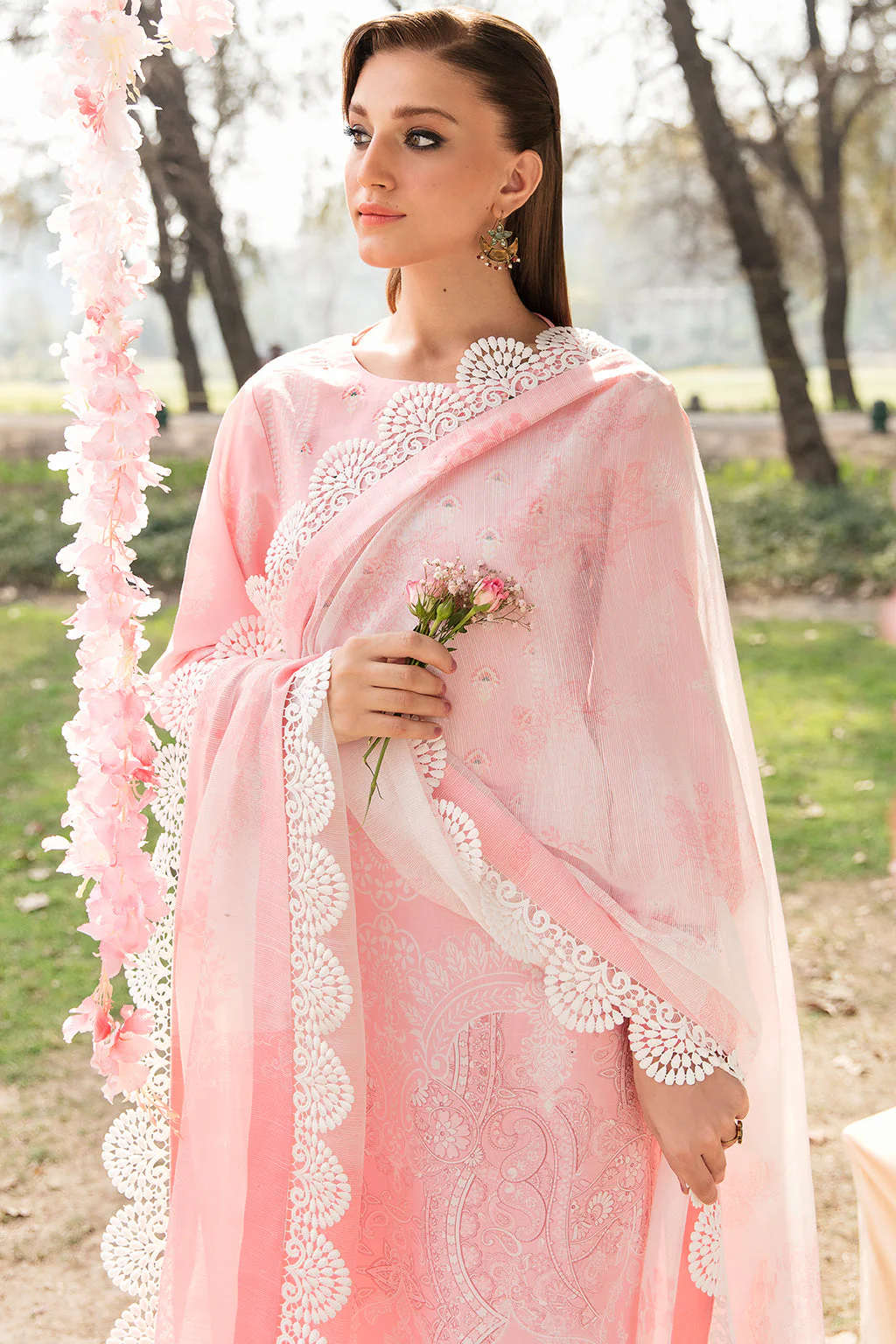 Ayzel by Afrozeh Bahar Lawn Collection 2023 – Gurhal - Image 5