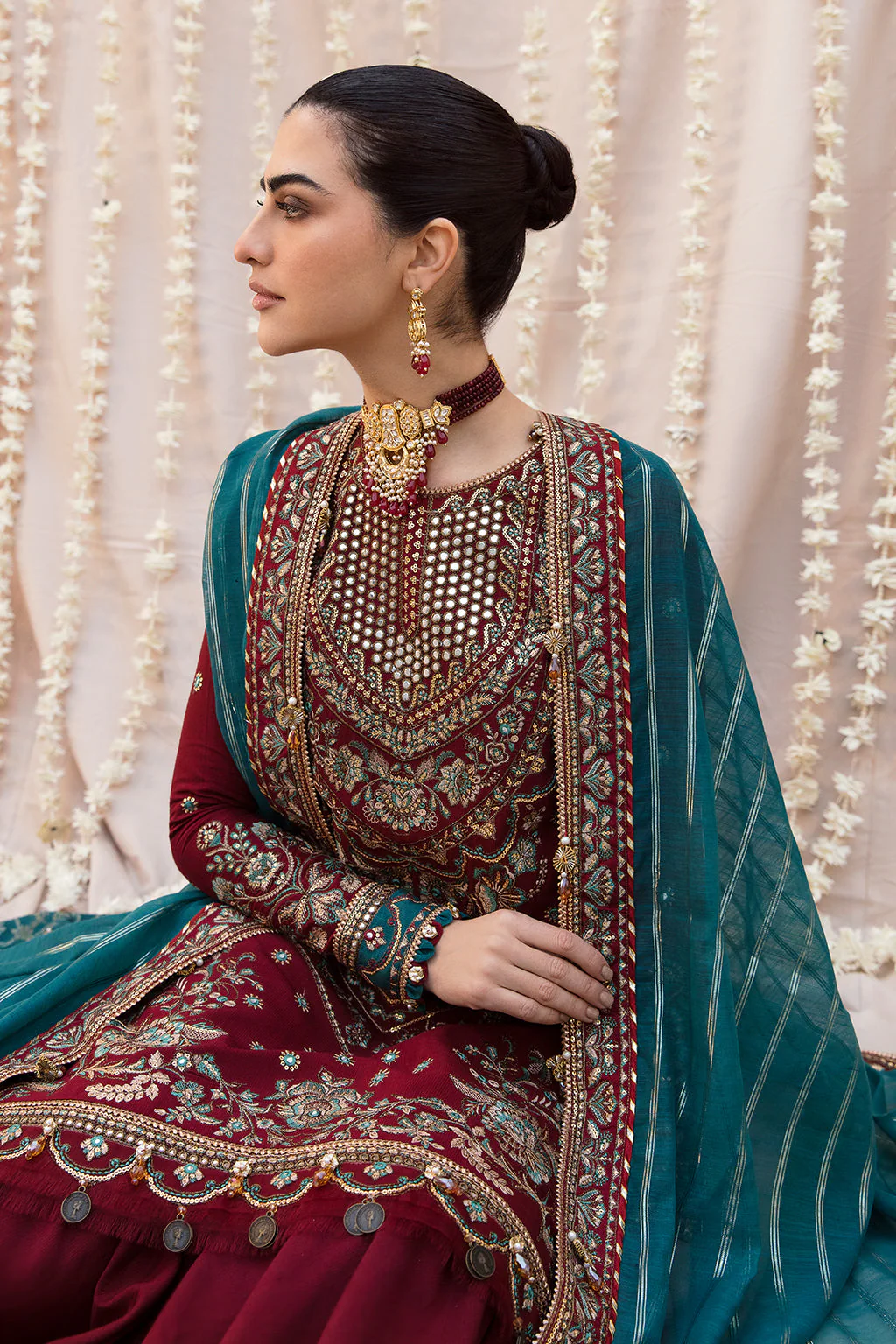 Ayzel by Afrozeh Mehar Bano Luxury Formal Collection – Amber - Image 5