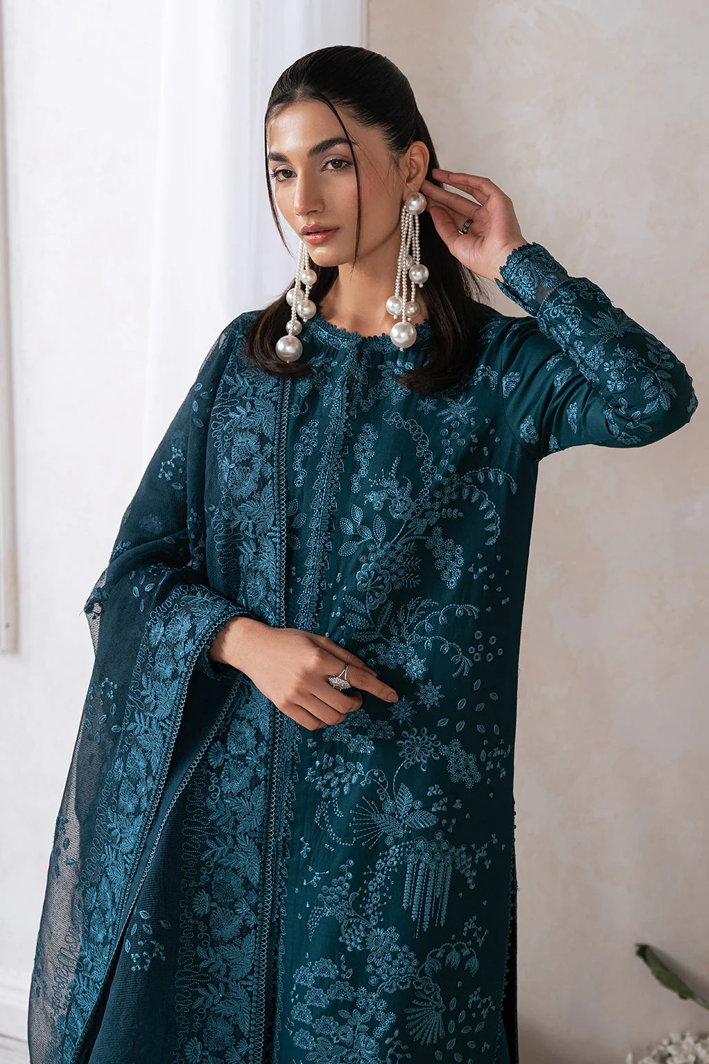 Ayzel Eudora Luxury Lawn Collection – Deniz - Image 3