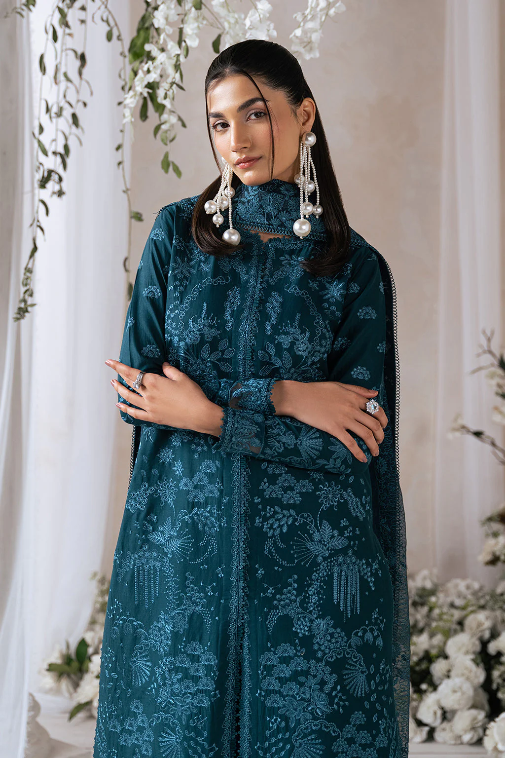 Ayzel Eudora Luxury Lawn Collection – Deniz - Image 5