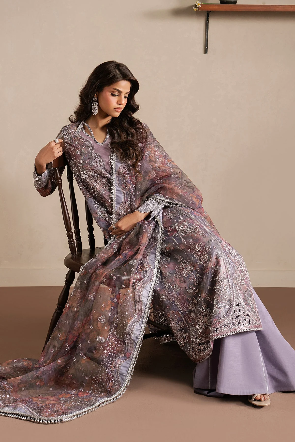 Ayzel Qurbat Silk Festive Luxury Formals – Maujood - Image 5