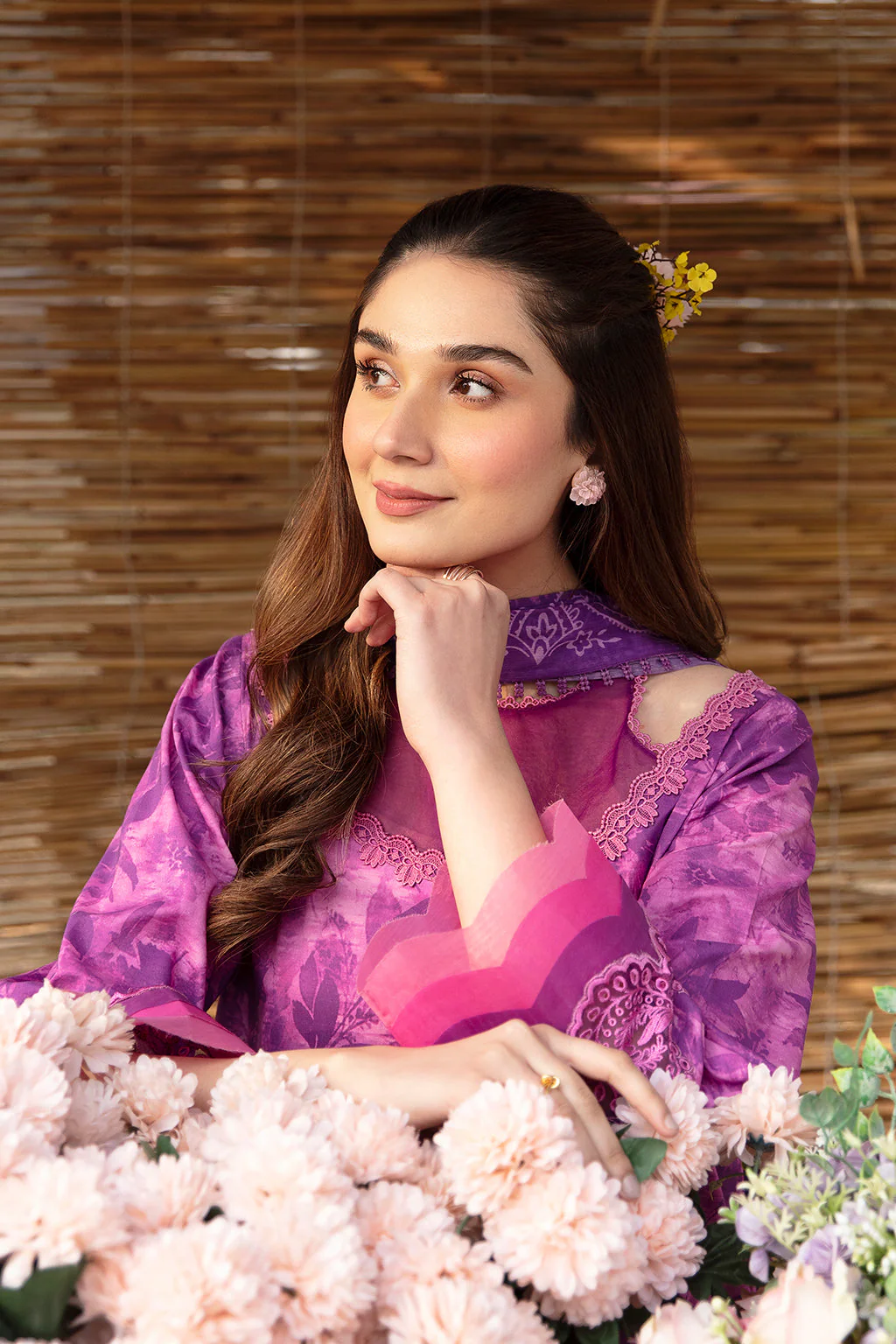 Ayzel Summer Dream Lawn Collection – Fuchsia - Image 6