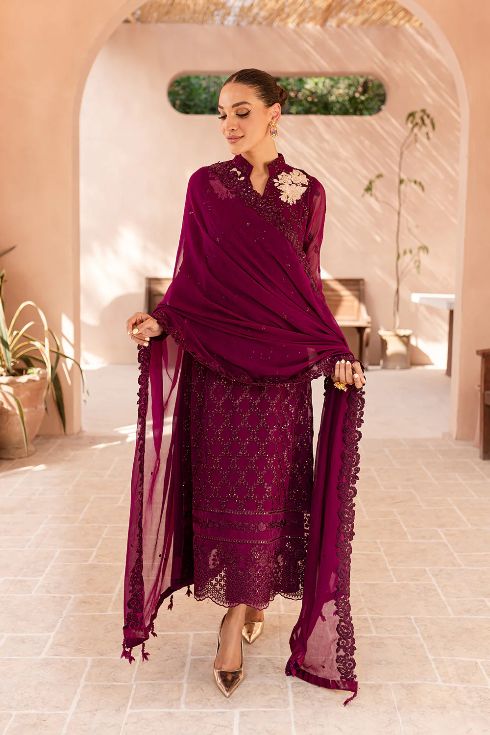 Azure Ensembles Festive Formals Eid Edit– Orchid Obsession - Image 8