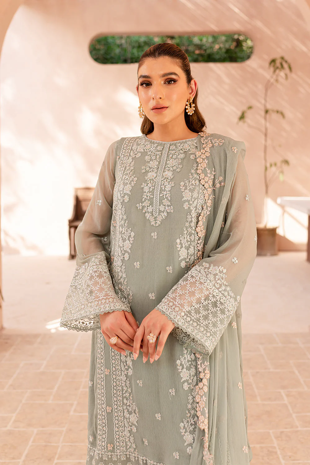 Azure Ensembles Festive Formals Eid Edit– Sage Serenity - Image 4