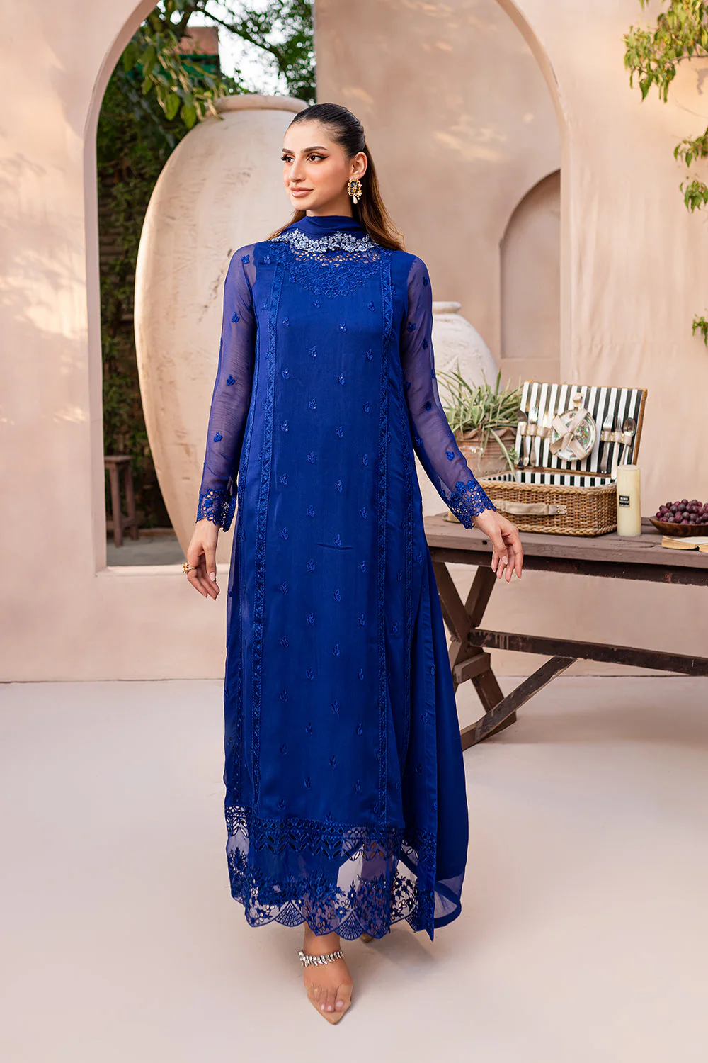 Azure Ensembles Festive Formals Eid Edit– Sapphire Symphony - Image 3