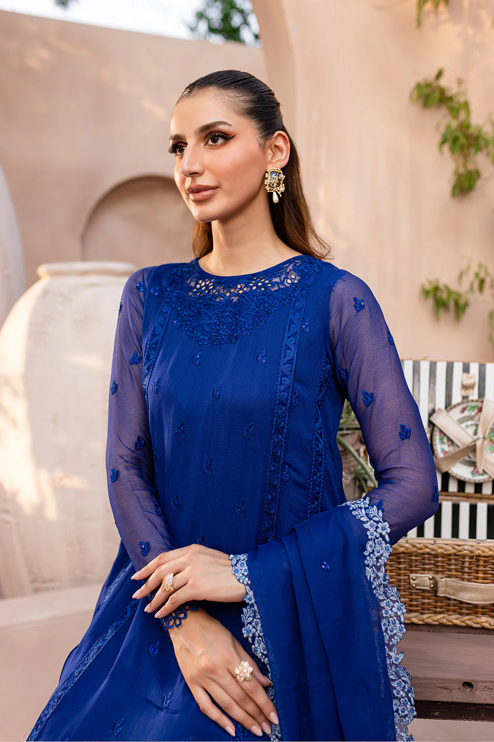 Azure Ensembles Festive Formals Eid Edit– Sapphire Symphony - Image 4