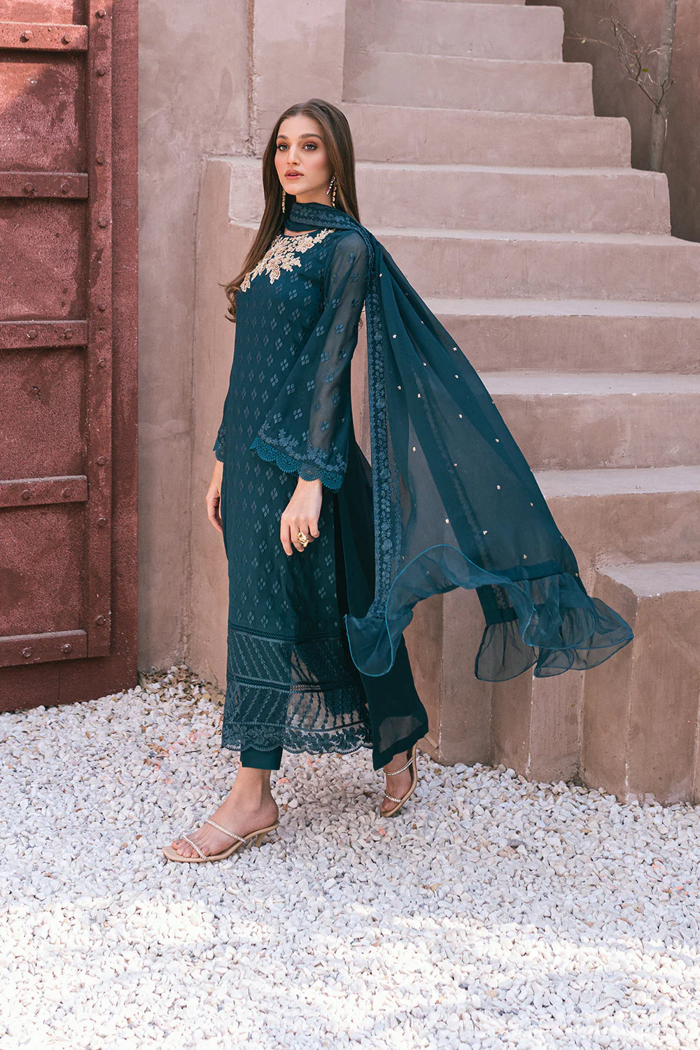 Azure Ensembles Festive Formals – Emerald Bloom - Image 4