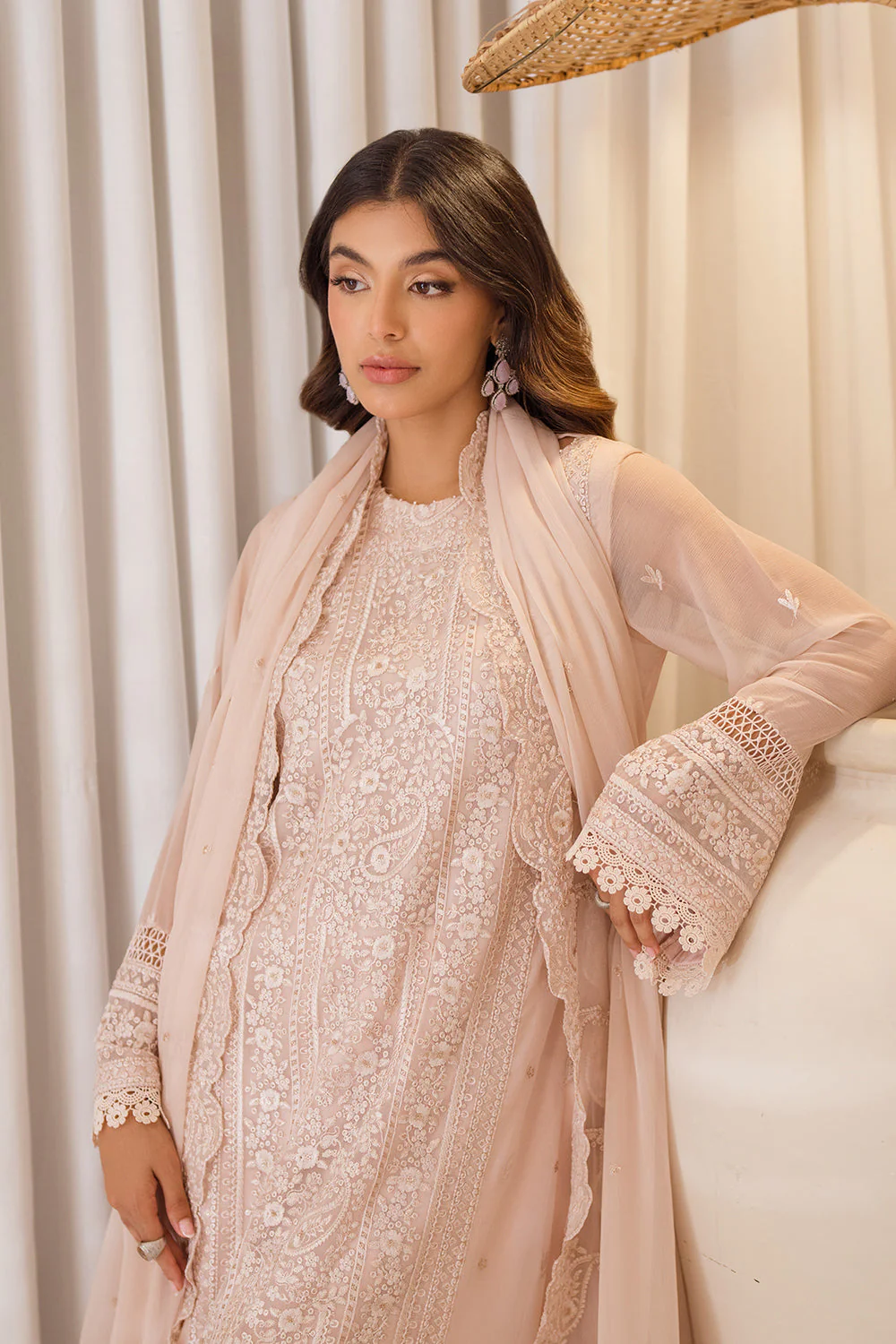 Azure Ensembles Luxury Chiffon Formals – Rosy Glow - Image 6