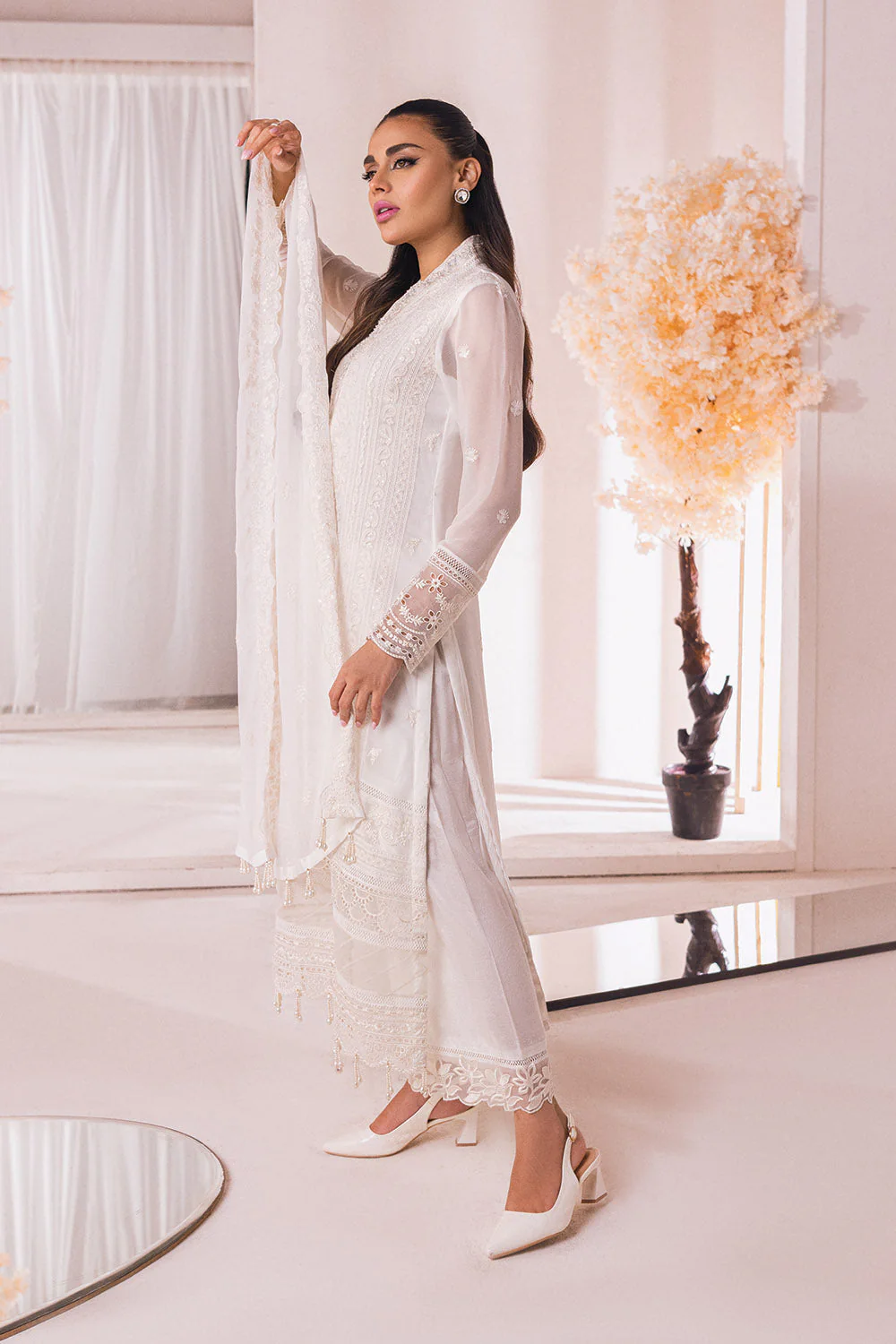 Azure Luxe Eid Embroidered Formal Collection – Jasmine - Image 6