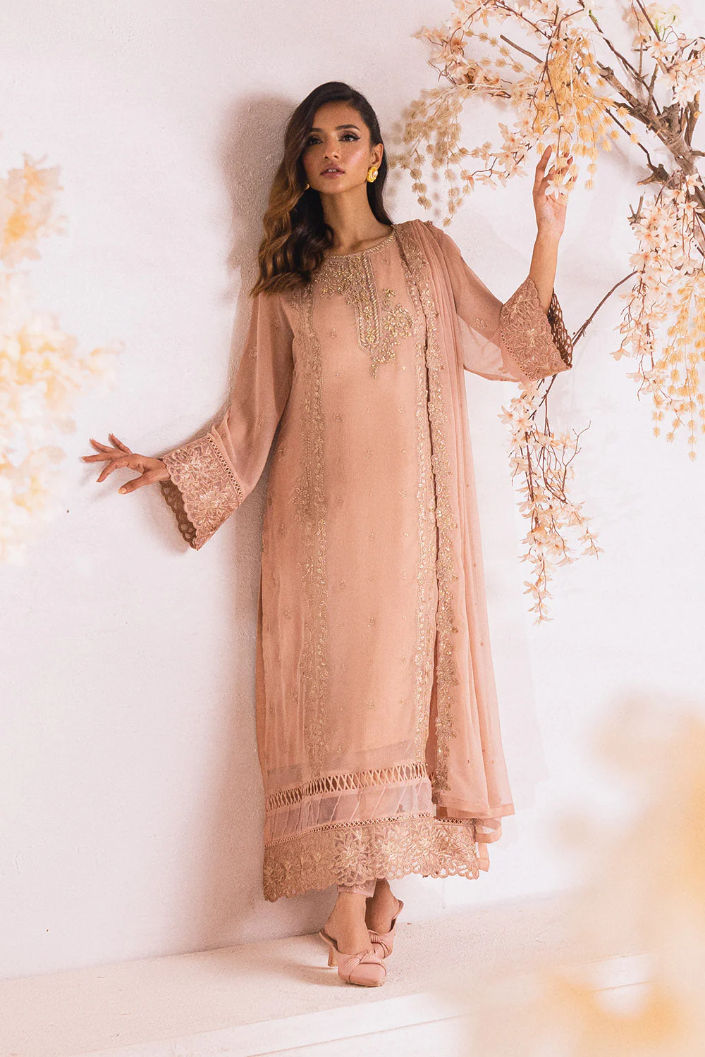 Azure Luxe Eid Embroidered Formal Collection – Majestic Glow - Image 2