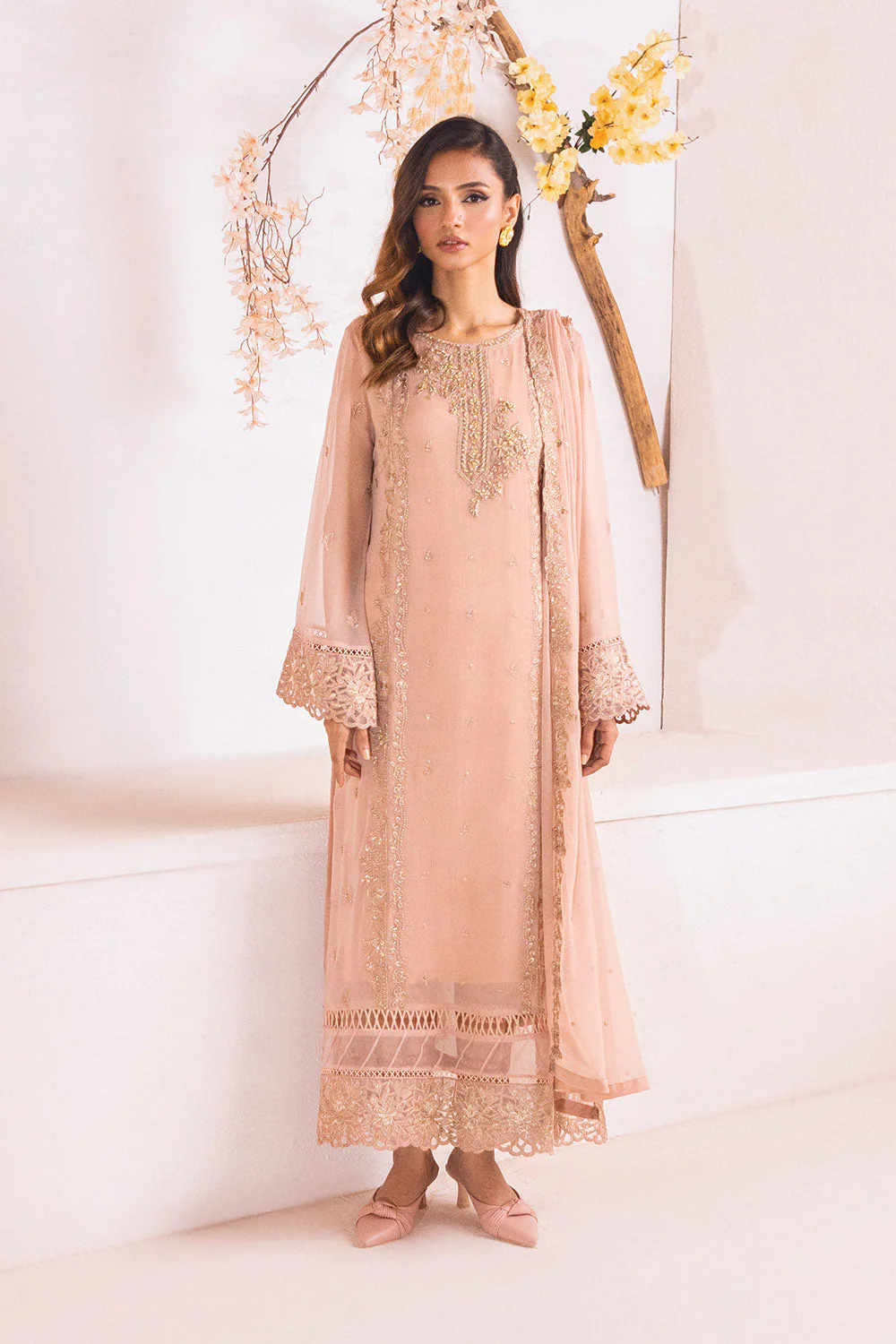 Azure Luxe Eid Embroidered Formal Collection – Majestic Glow - Image 3