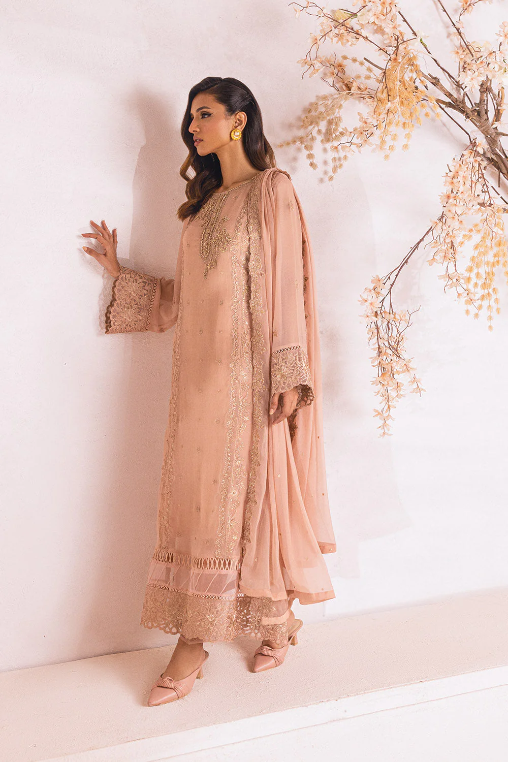 Azure Luxe Eid Embroidered Formal Collection – Majestic Glow - Image 5