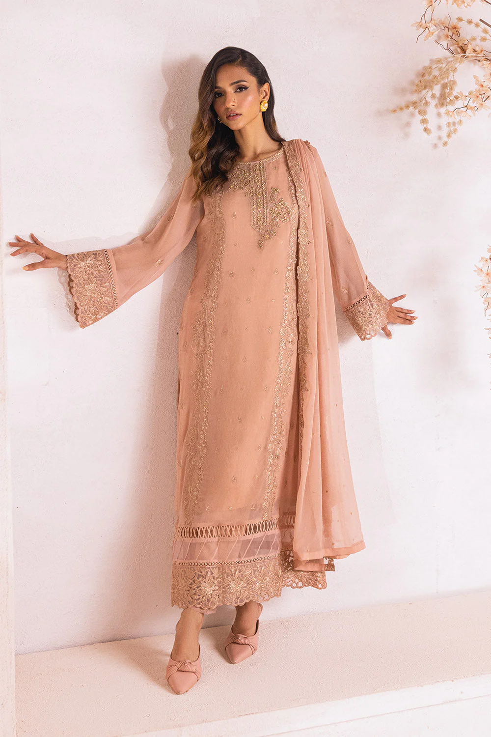 Azure Luxe Eid Embroidered Formal Collection – Majestic Glow - Image 7