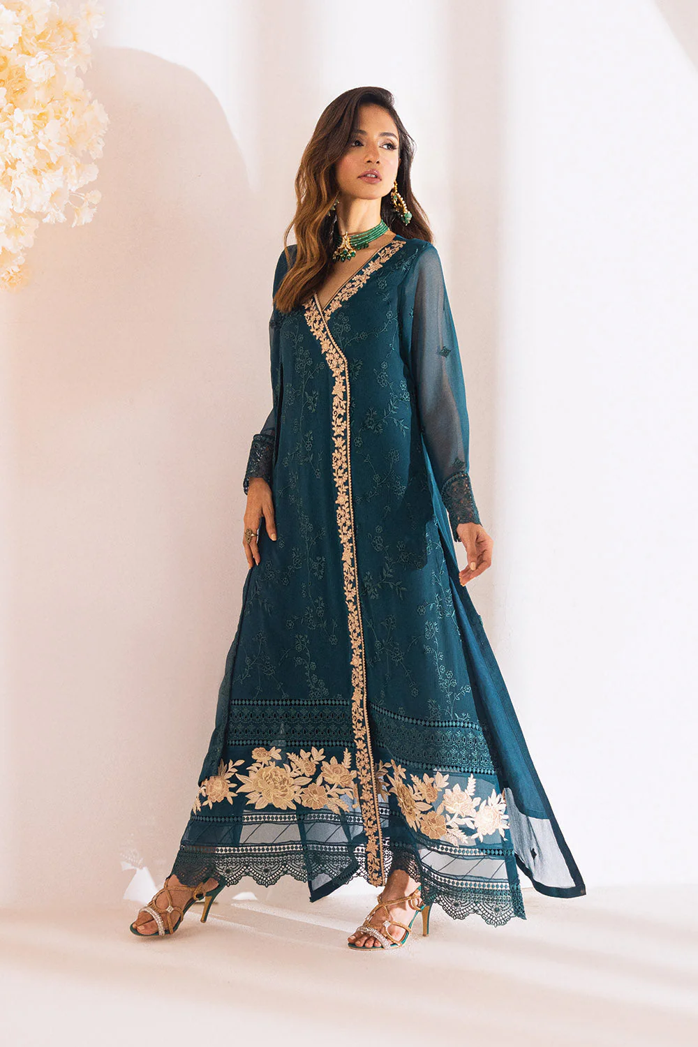Azure Luxe Eid Embroidered Formal Collection – Royal Meadow - Image 3