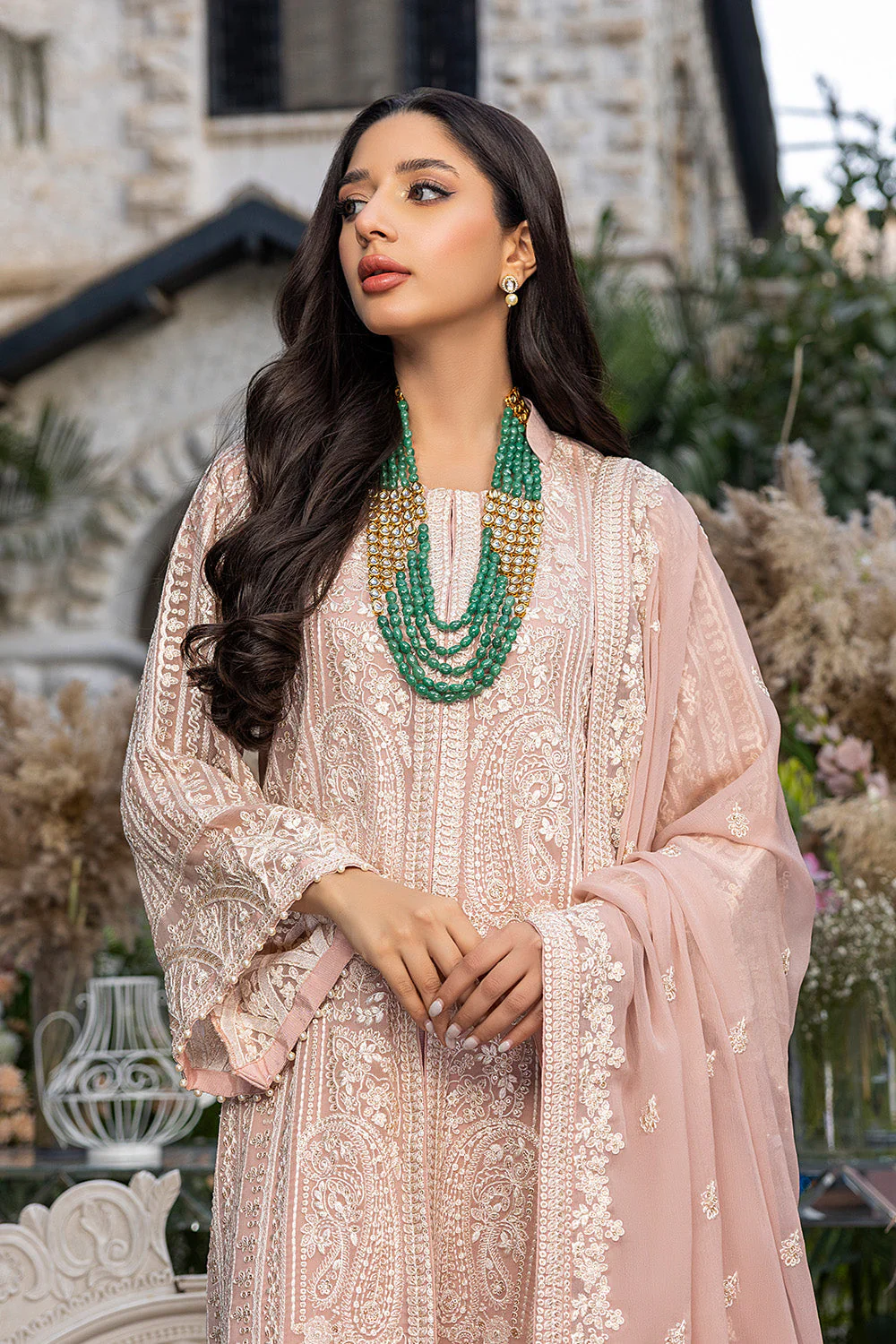 Azure Luxe Embroidered Festive Formal Collection – Divine Muse - Image 6