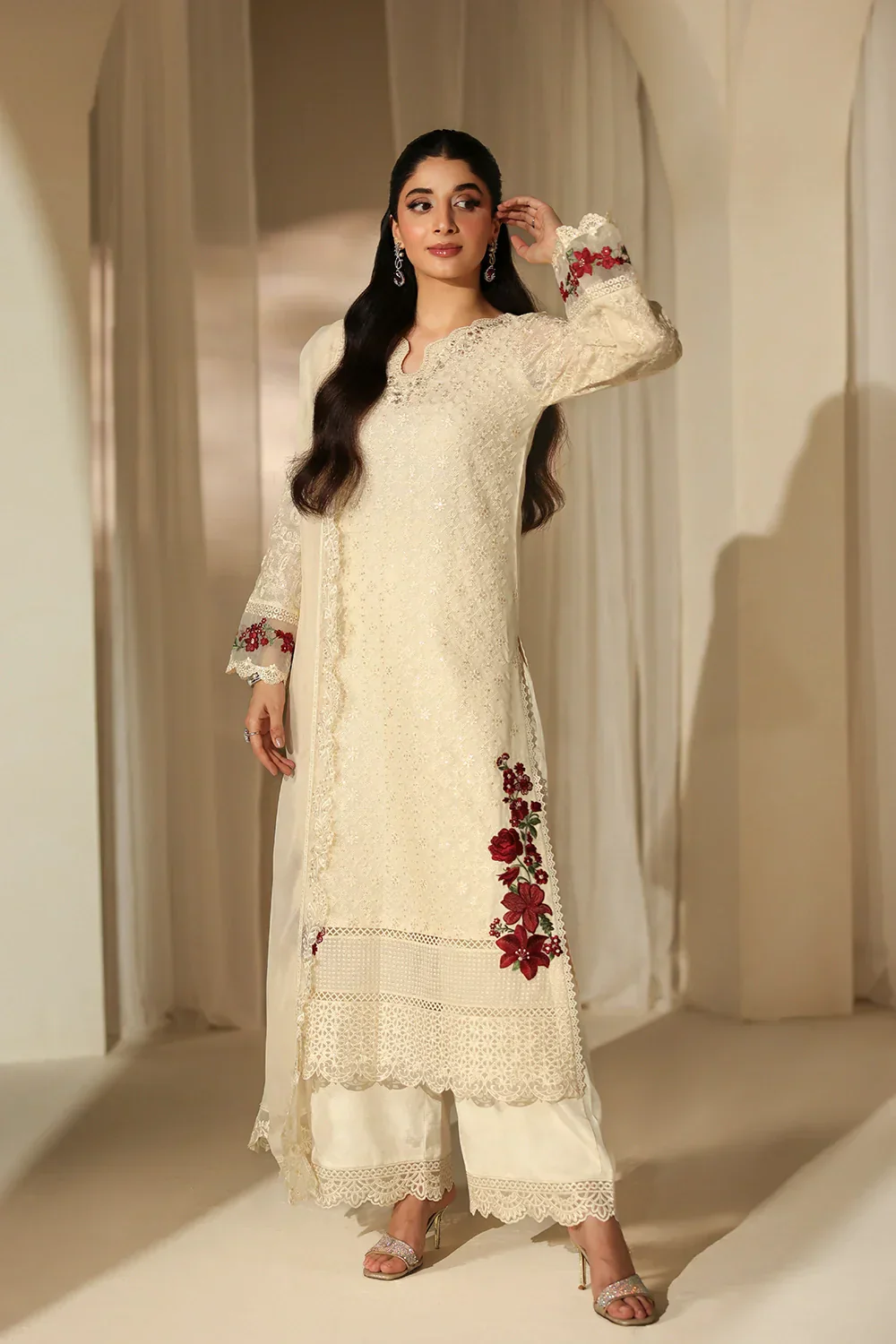 Azure Luxe Festive Formals – Ivory Flora