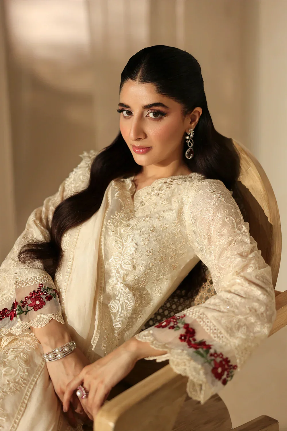 Azure Luxe Festive Formals – Ivory Flora - Image 2