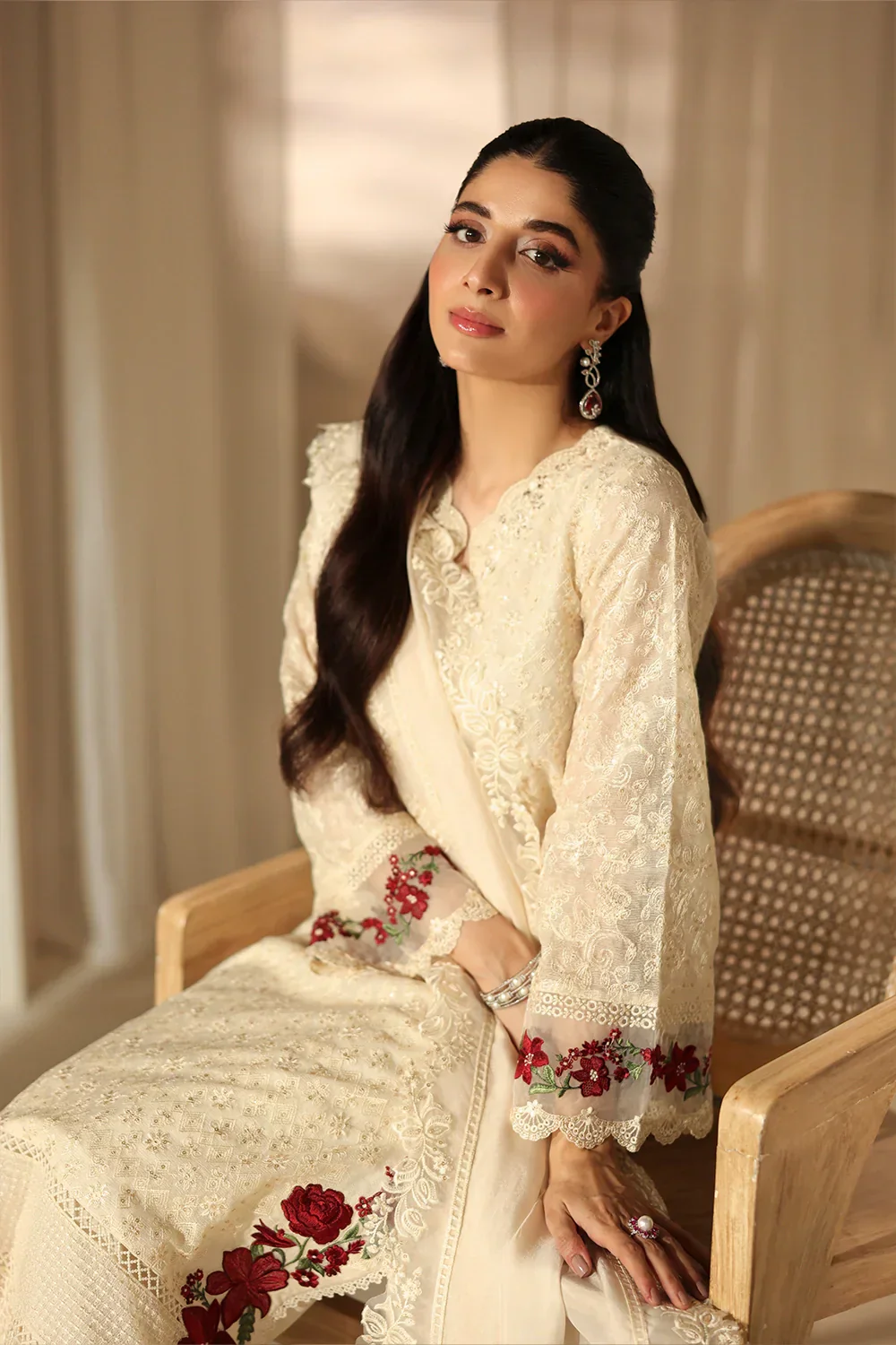 Azure Luxe Festive Formals – Ivory Flora - Image 3