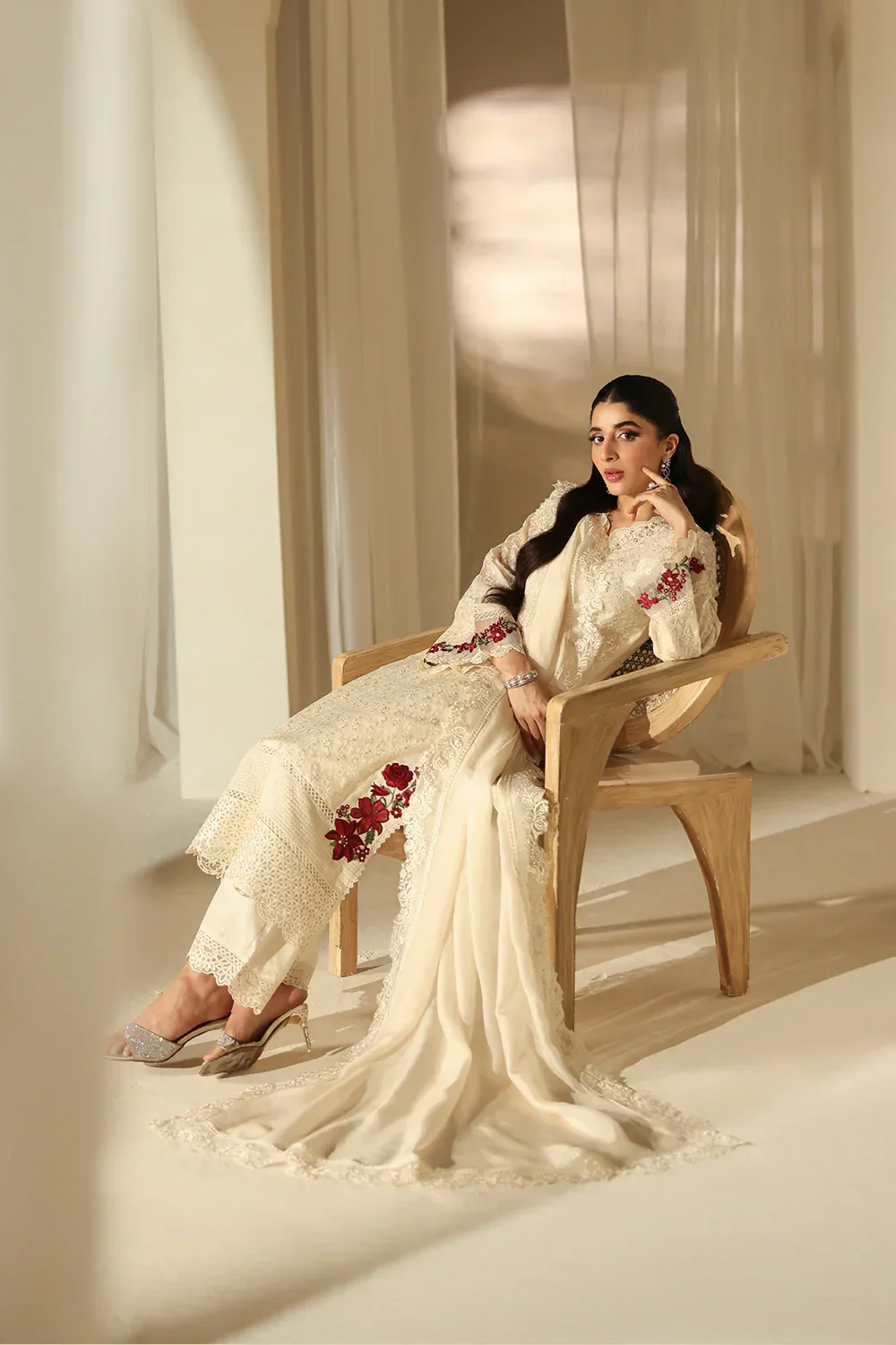 Azure Luxe Festive Formals – Ivory Flora - Image 4