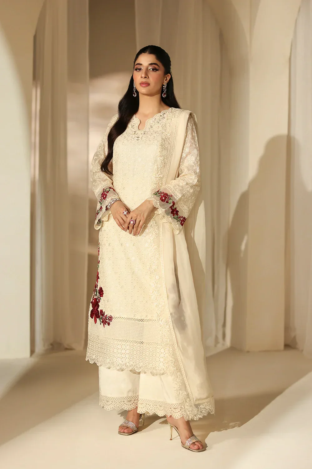 Azure Luxe Festive Formals – Ivory Flora - Image 6