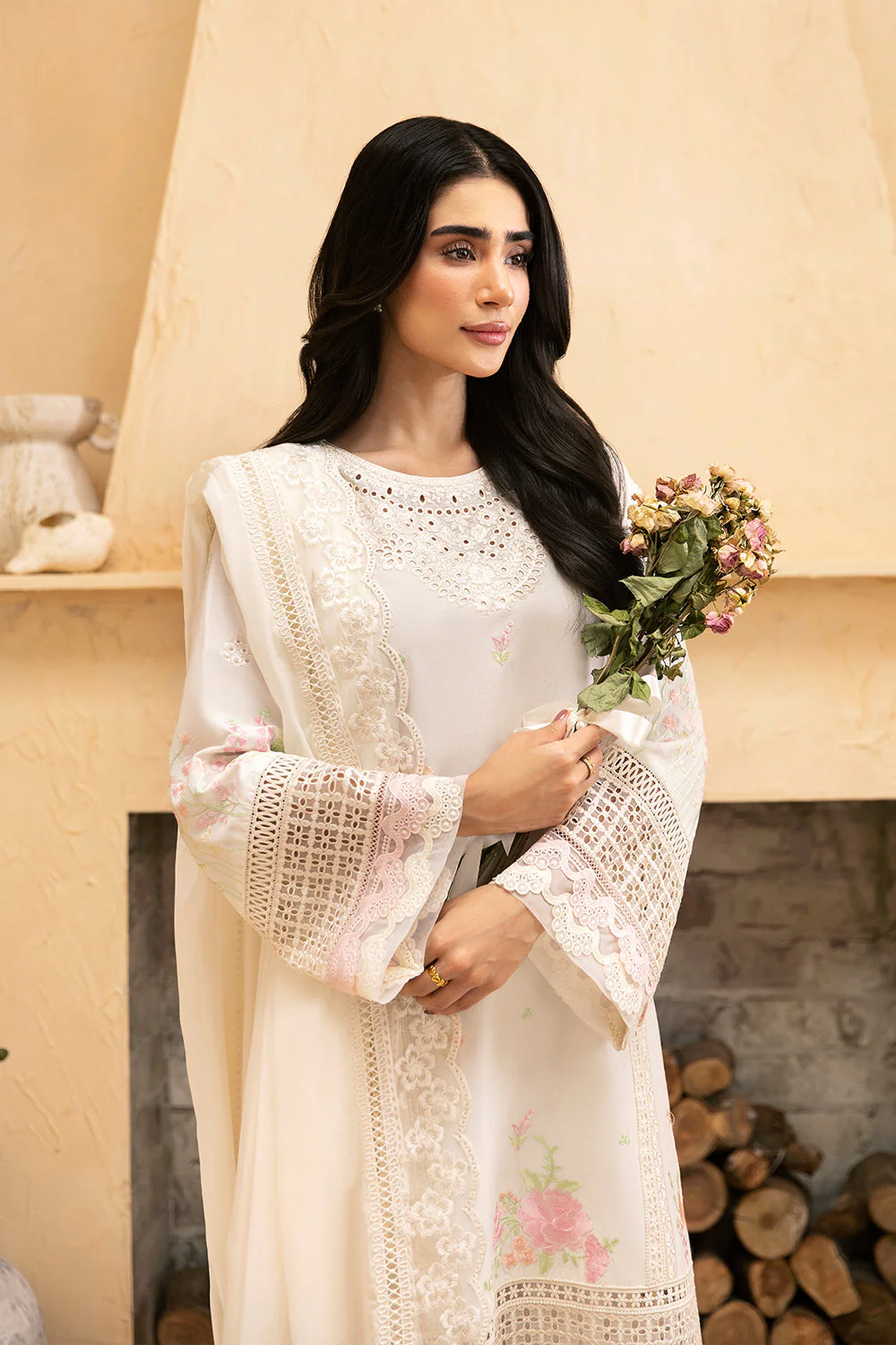 Azure Luxe Premium Cambric Cotton Collection – Blissful Snow - Image 7