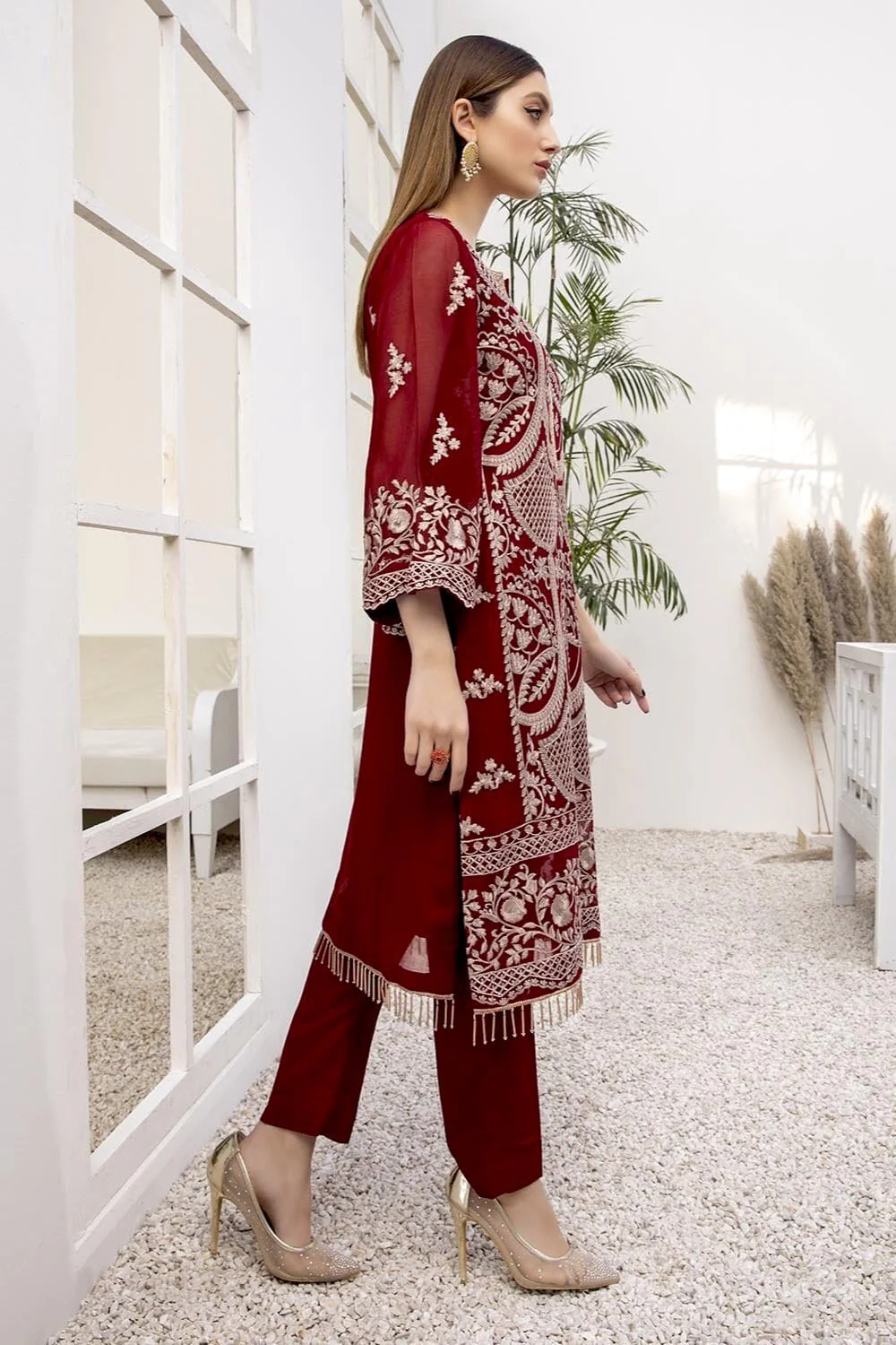 Azure Luxury Formal Kurtis 2021 – Rouge Gold - Image 5