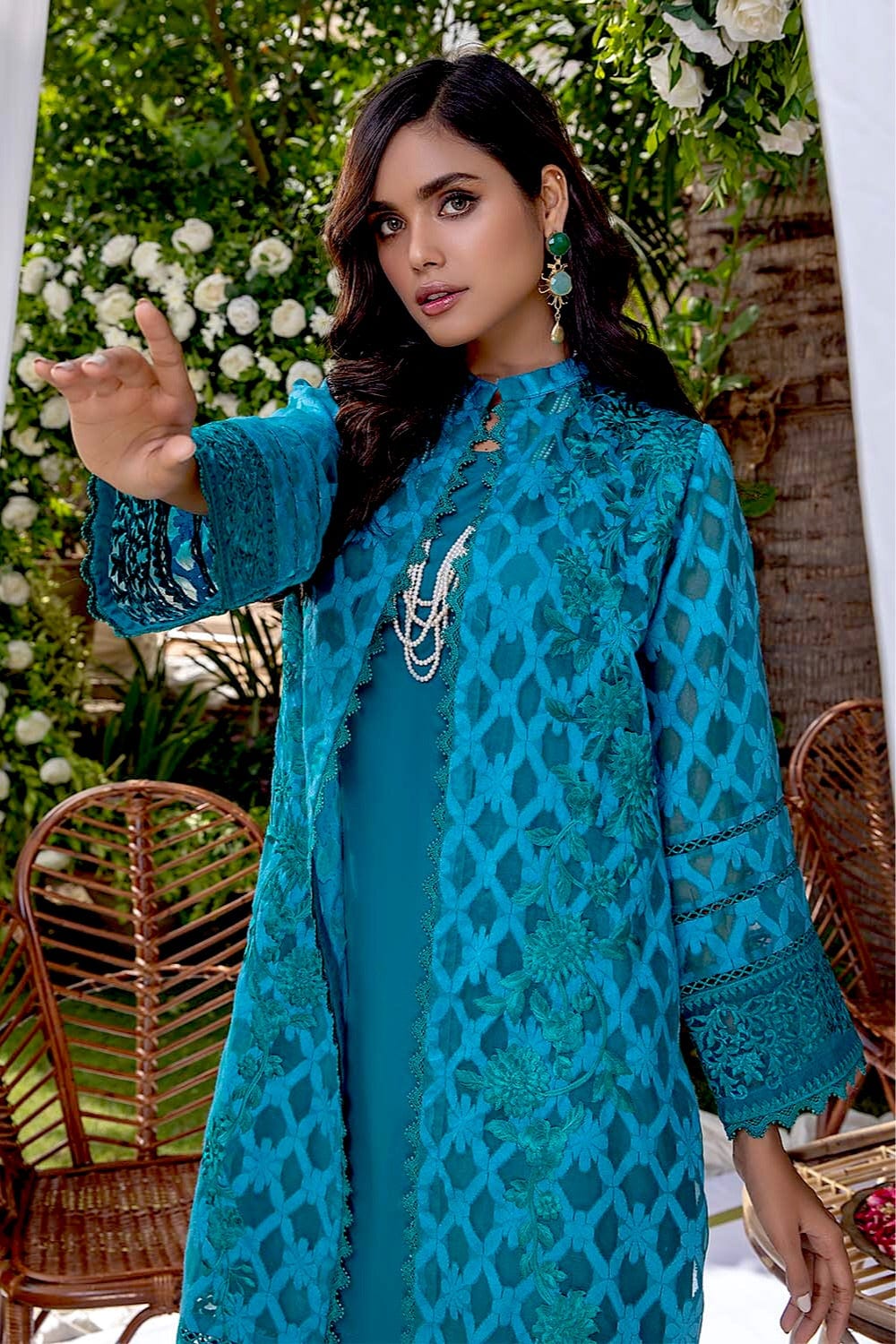 Azure Luxury Formal Shirts – Prism Blue - Image 3