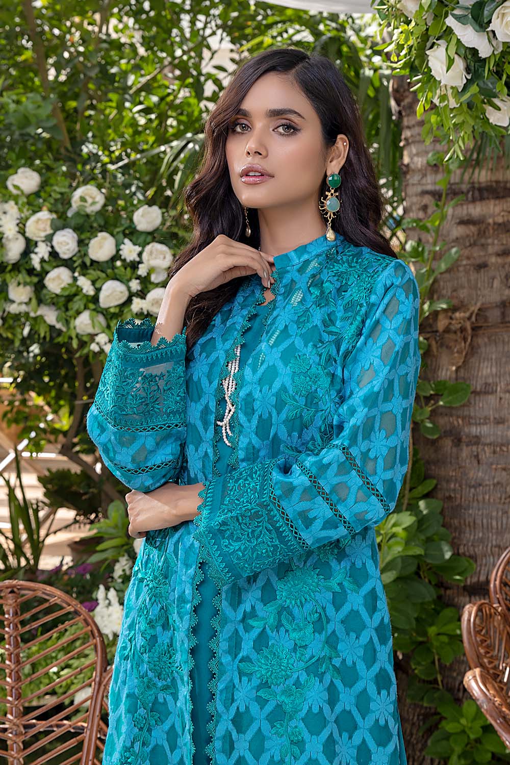 Azure Luxury Formal Shirts – Prism Blue - Image 4