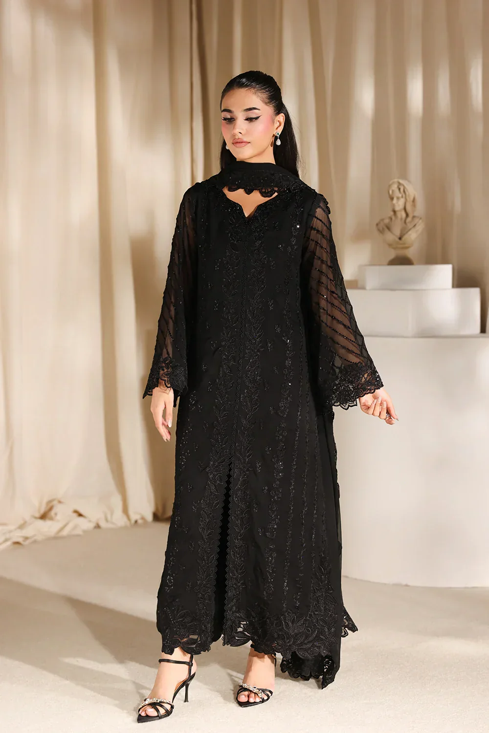 Azure Luxury Lawn – Black Pearl - Image 10
