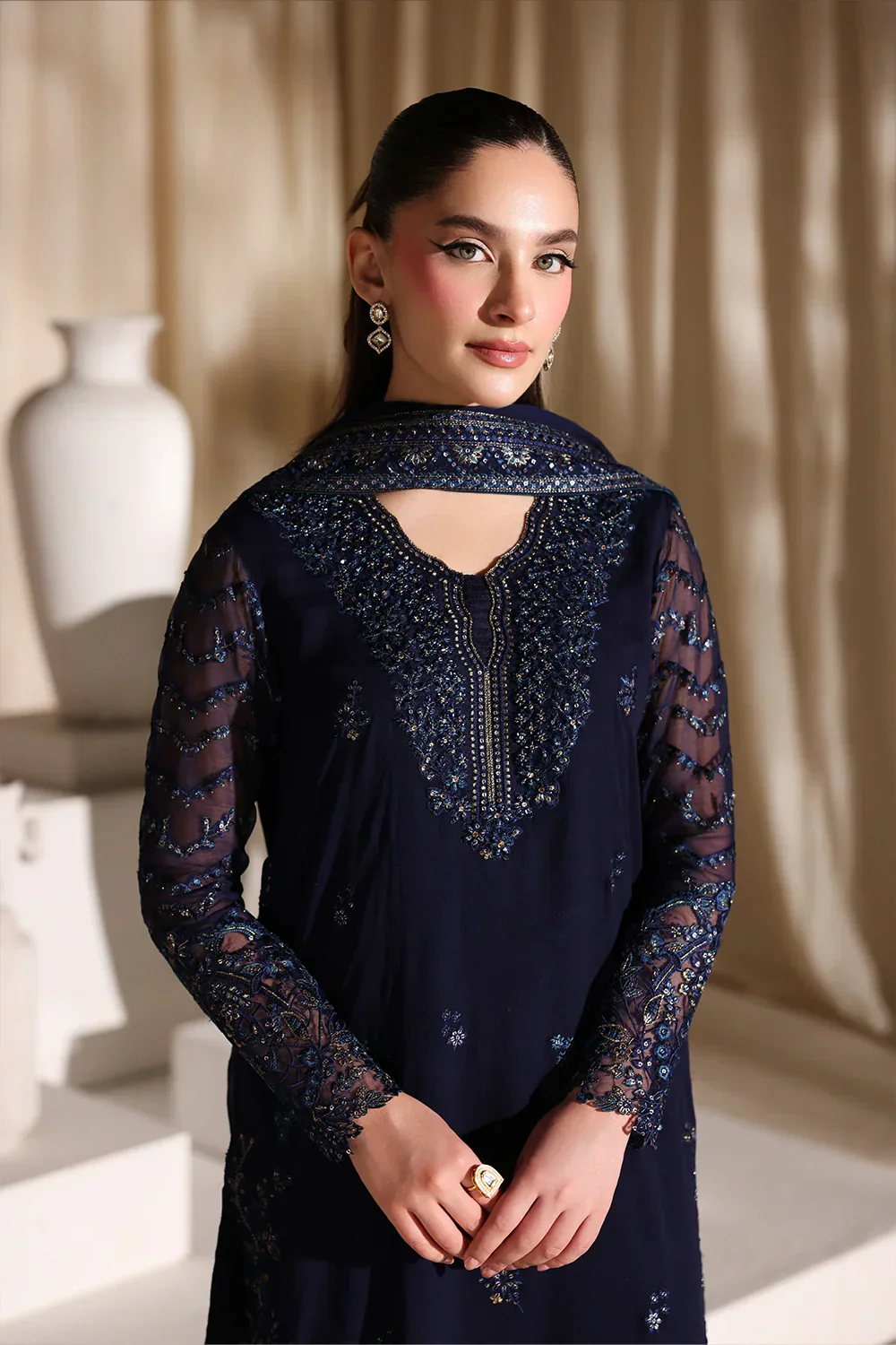Azure Luxury Lawn – Nova Night - Image 2