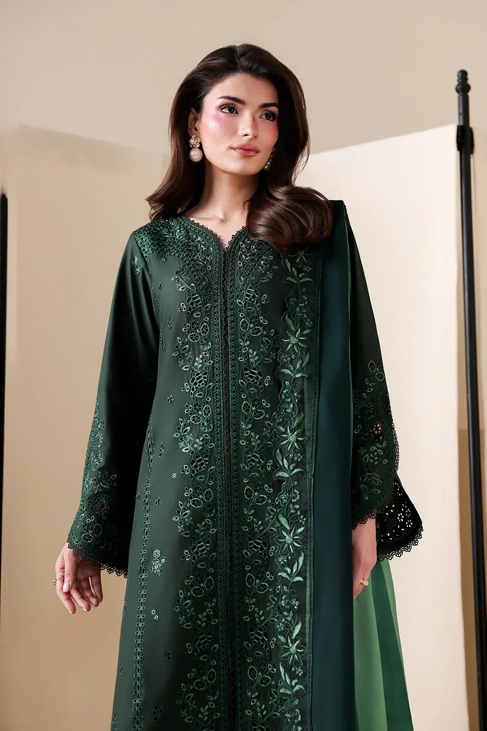 Azure Luxury Lawn – Shades Of Emerald - Image 9