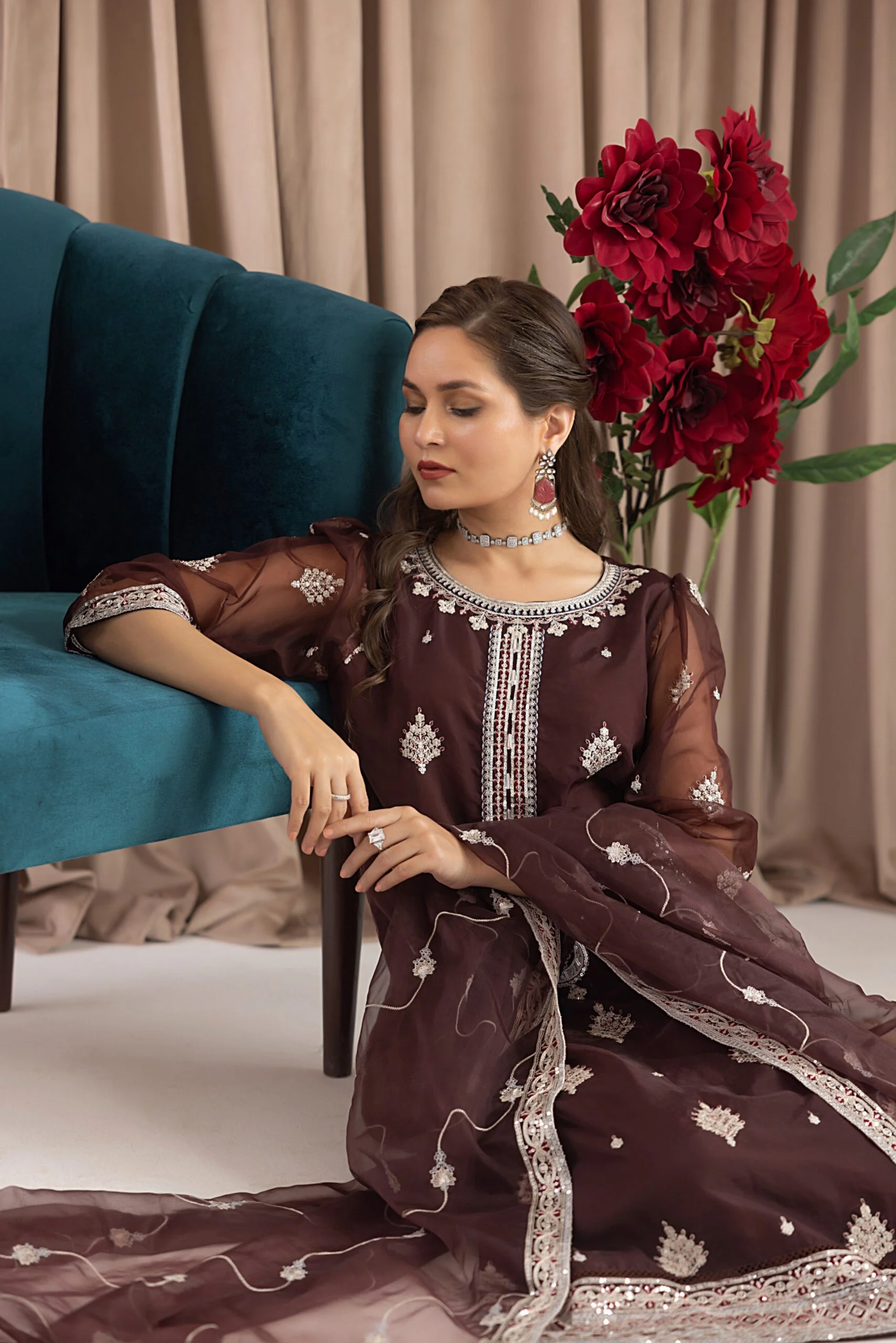 Bahaar Formal Stitched/Pret Embroidered Collection – BFS-3 - Image 4