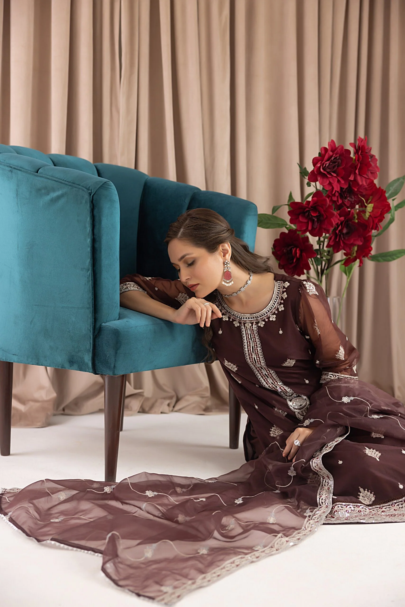 Bahaar Formal Stitched/Pret Embroidered Collection – BFS-3 - Image 9